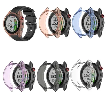 

For Garmin Approach S62 Smart Watch Soft TPU Cover Case Frame Protector Protective Shell Ultra-Slim Transparent Watch Accessory