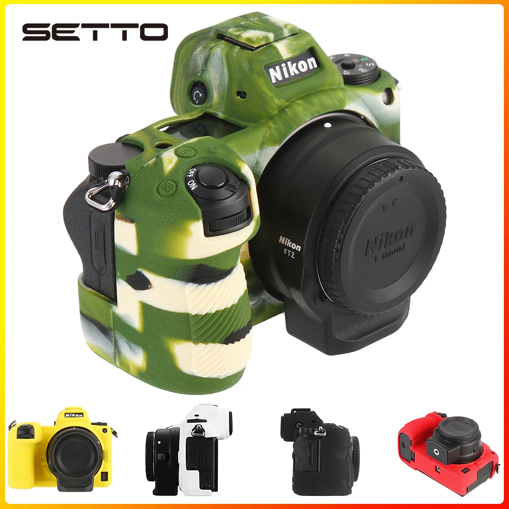 Резиновый силиконовый чехол SETTO для беззеркальной камеры Nikon Z6 Z7 Z6II Z7II II Z72 Z62 |