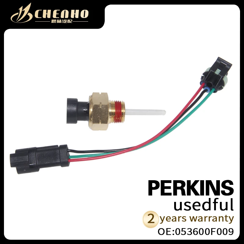 

CHENHO BRAND NEW Coolan Temperature Level Switch Sensor Sender 053600F009 21.00mm with plug For Perkins Enngine 2306 2506 2806