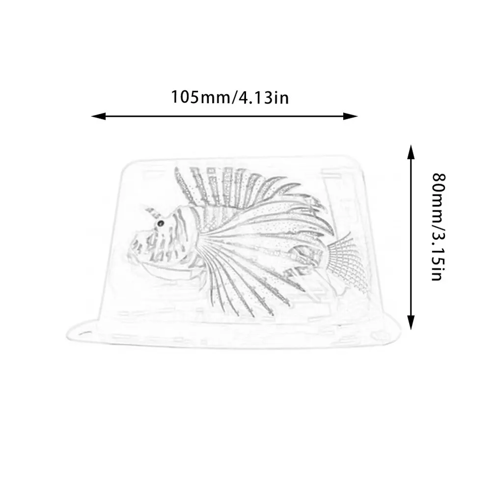 Аквариум силиконовый светящийся искусственный лев Рыба Аквариум ландшафтное украшение плавающий искусственный рыбный орнамент