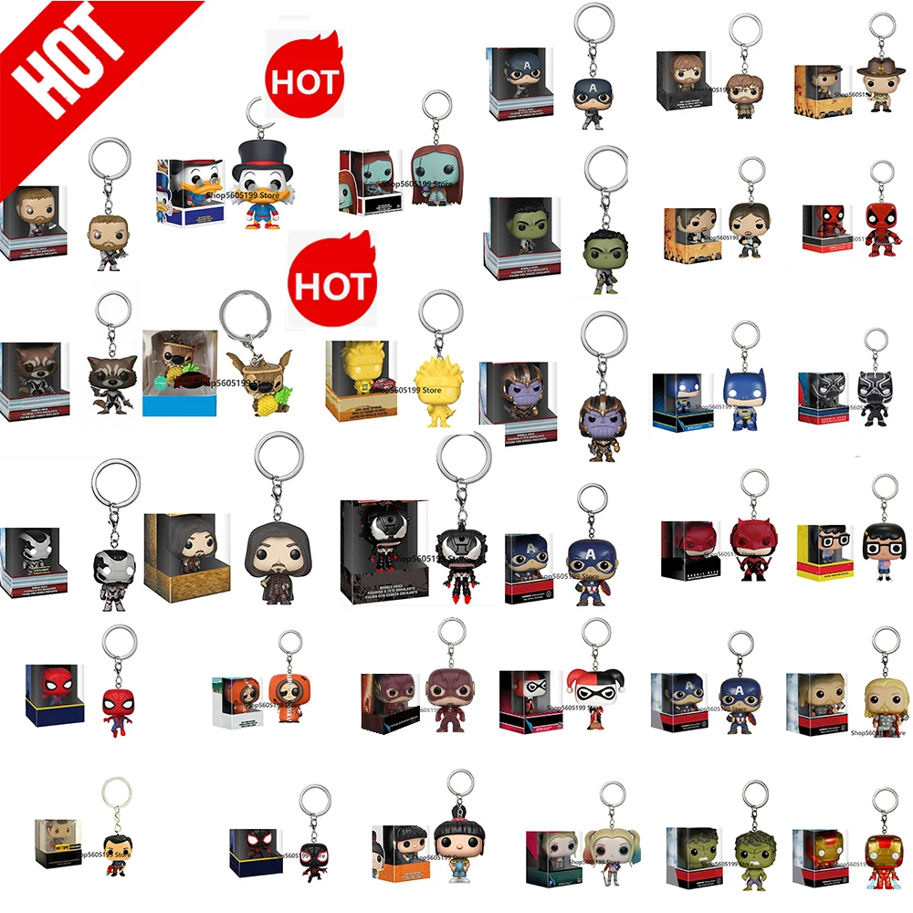 Брелок с коробочкой Черная пантера WEASLEY TIKI STITCH Captain America Venom Shield Mask Key Ring оптом |