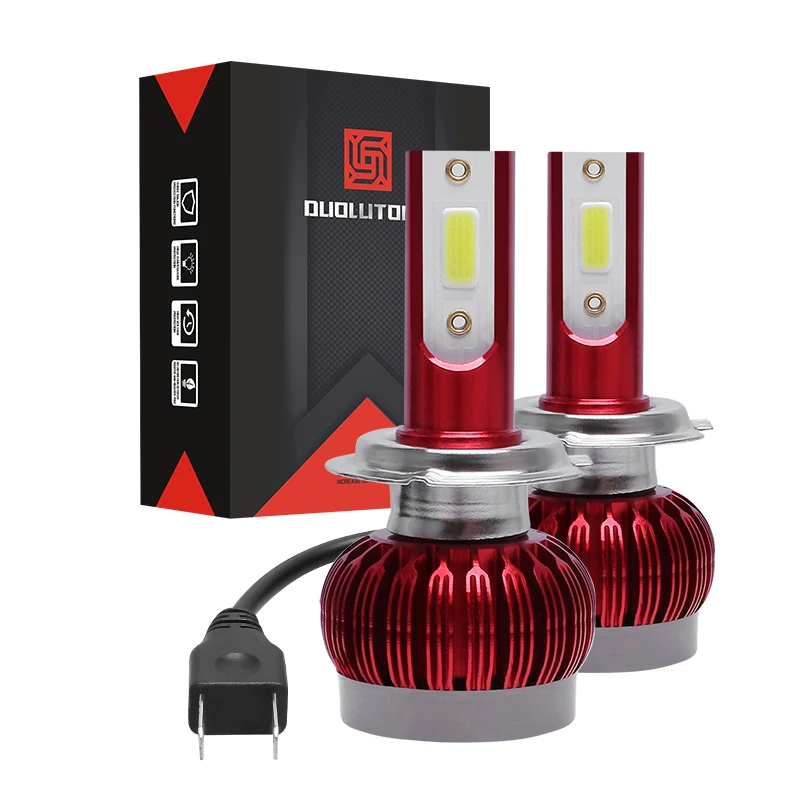 

Car LED Headlight H7 6500K Cold White 24W 8000Lm 6063 Aluminum Hot Selling