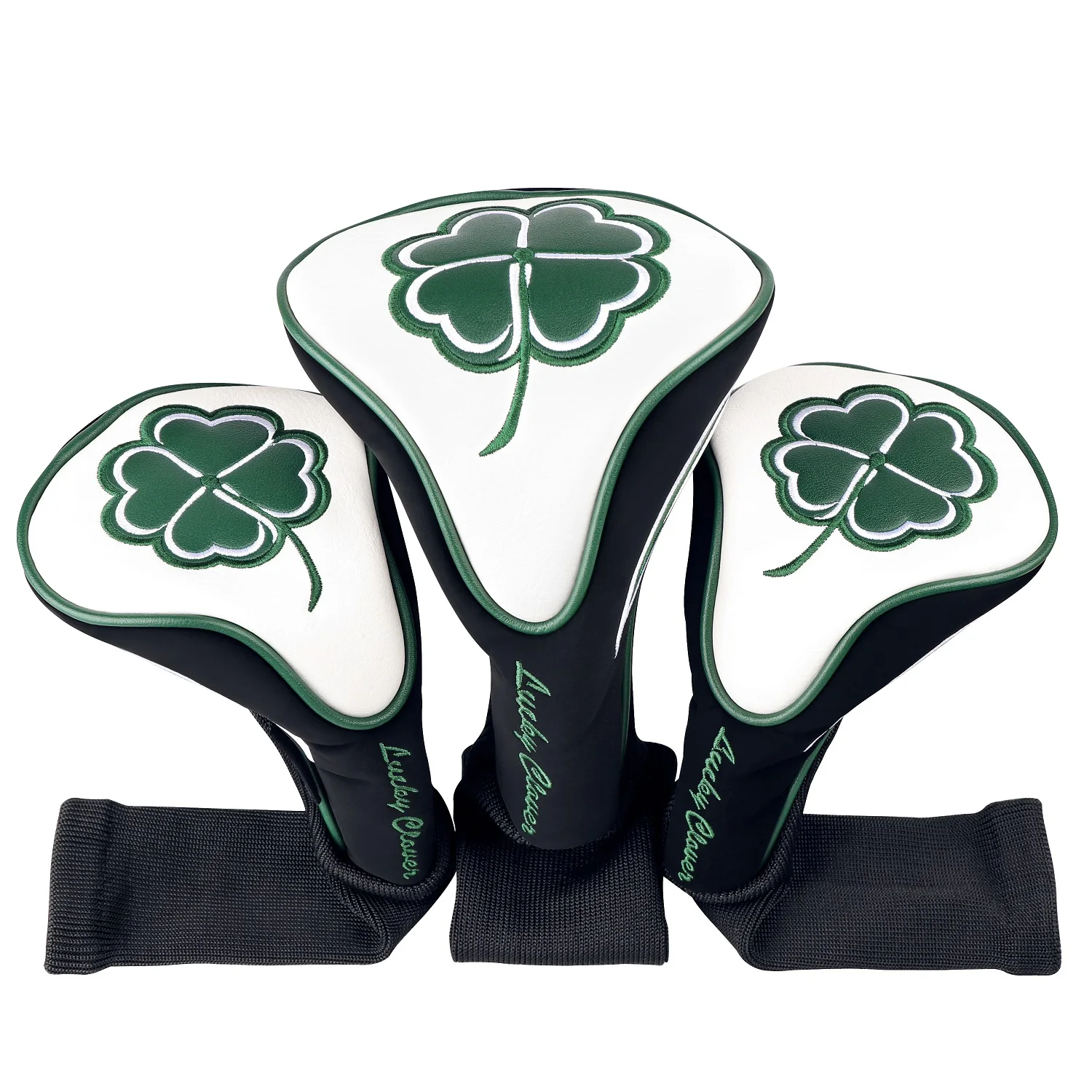 

Champkey Golf Woods Head Covers Set of 3(No.1,3,5) - Premium Fairway Woods Headcovers Fits Oversized Drivers, Utility