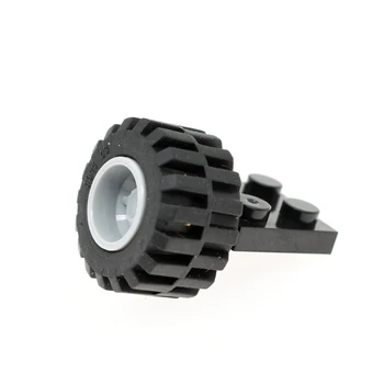 

Compatible with 6014 + 6015 + 14313 building block accessories physical experiment wheel parts middle hub + tire + single axle