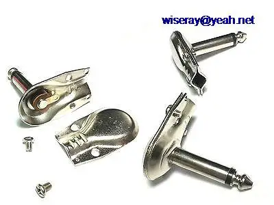 DHL/EMS 250pcs lot Right Angle Jack Connectors Mono 6.35mm Male Plug Pancake 1/4 inch Plug-A7 | Электроника