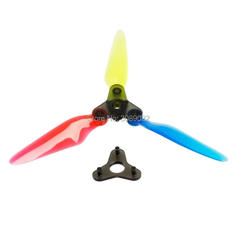 12Pairs 24 pcs DALPROP Fold F5 F6 F7 5.1/6/7inch Foldable Freestyle 3-Blade Propeller Props for RC Drone FPV Racing Quadcopter thumbnail 6