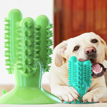 

Puppy toothpaste dental care pet molar stick pet toothbrush puppy teeth rubber chew silicone dog cleaning brushing teeth