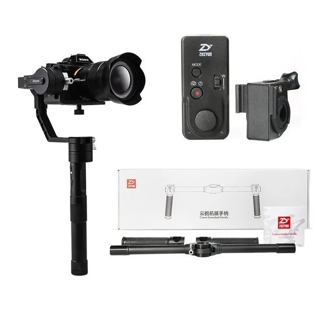 ZHIYUN официальный кран V2 3-осевой ручной шарнирный стабилизатор для камеры GoPro набор для DSLR Камера sony/Panasonic/Nikon/Canon - Цвет: Crane-v2-ZW02-EH001