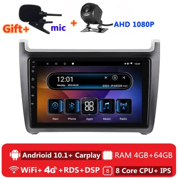 

2 din 8 core android 10 car radio auto stereo for Volkswagen VW polo 6r sedan 2008-2015 navigation GPS DVD Multimedia Player