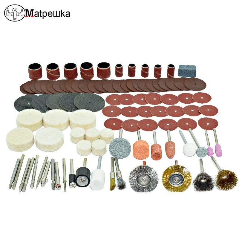  Dremel 100pcs mini drill engraving machine woodworking polishing accessories power tools accessorie