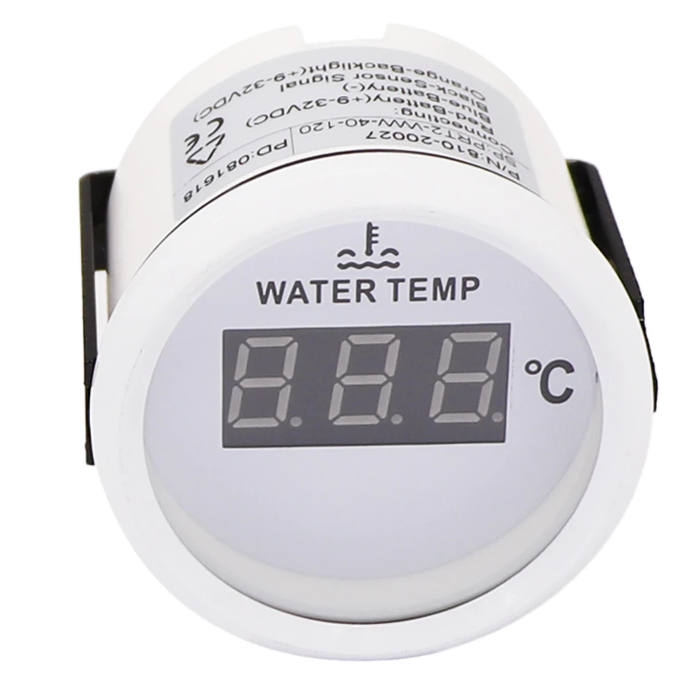 Универсальный датчик температуры воды для лодок автомобилей 52 мм термометр