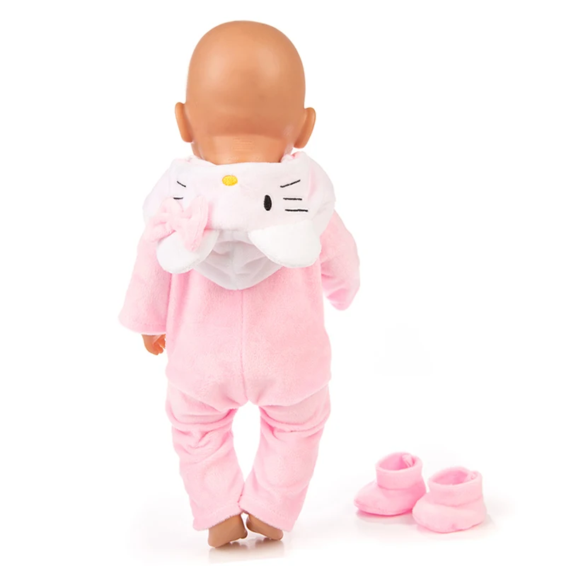 Новые Теплые Комбинезоны для котов+ обувь кукольная одежда подходит для 43 см детская кукла одежда аксессуары для куклы реборн