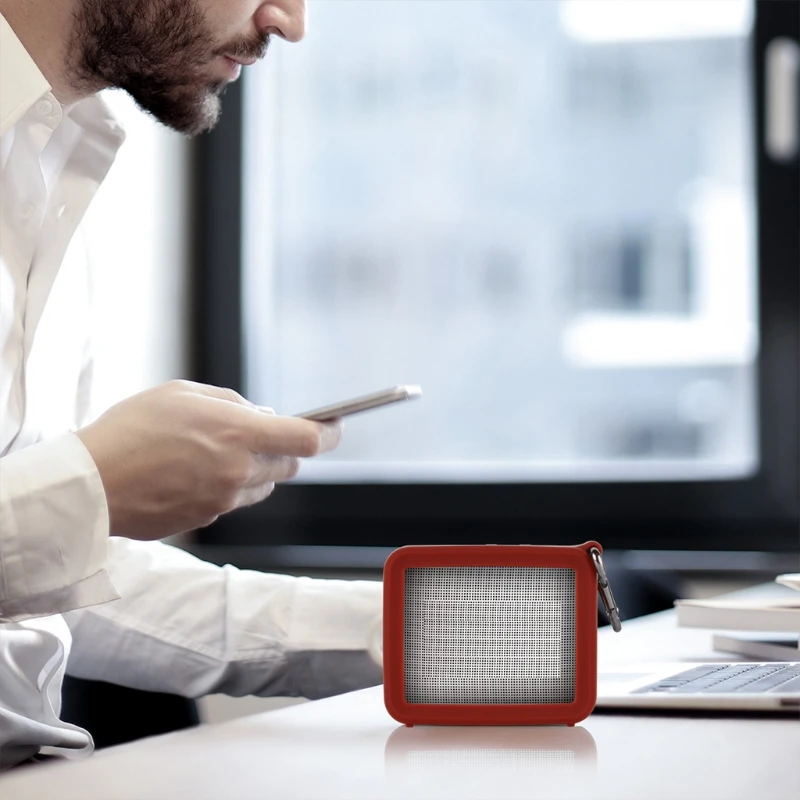 Portable Speaker Protective Cover Shell Silicone Carrying Case for JBL GO 2 GO2 Bluetooth-compatible Speaker