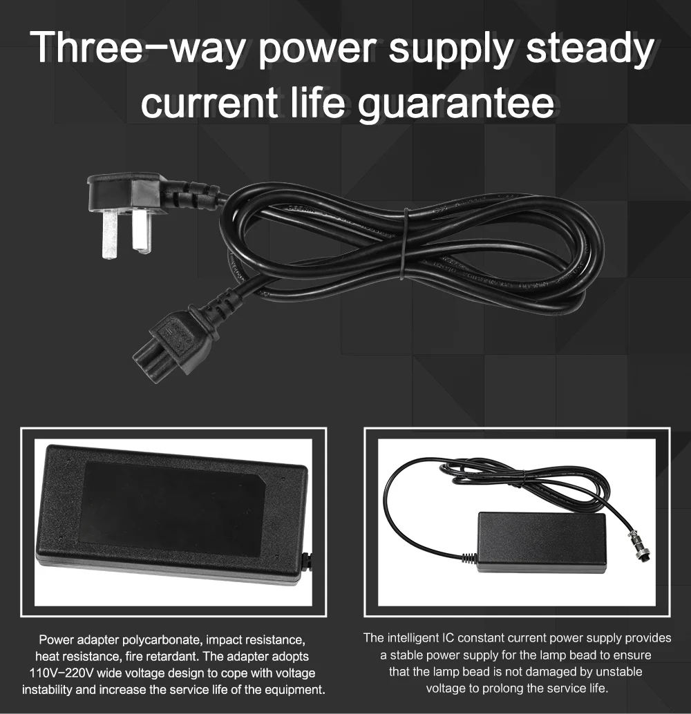 Iluminação para fotografia, conjunto de 4 lâmpadas