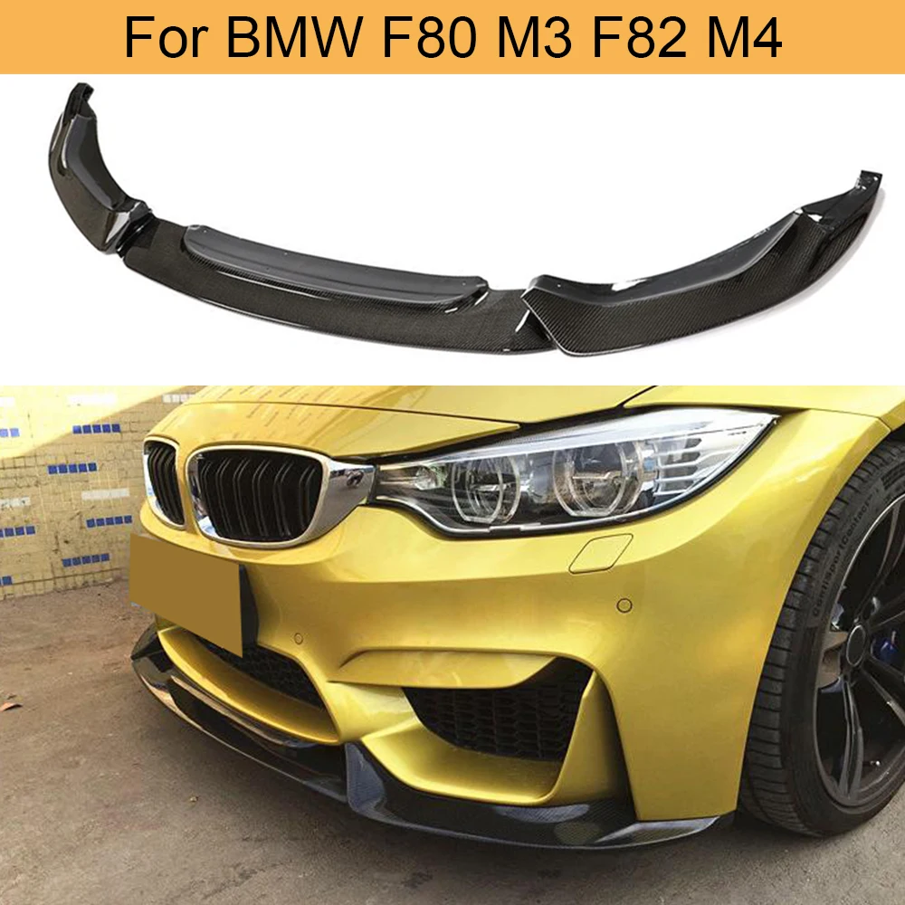 Передний бампер из углеродного волокна для BMW F80 M3 F82 M4 седан купе 2014 2019 передний