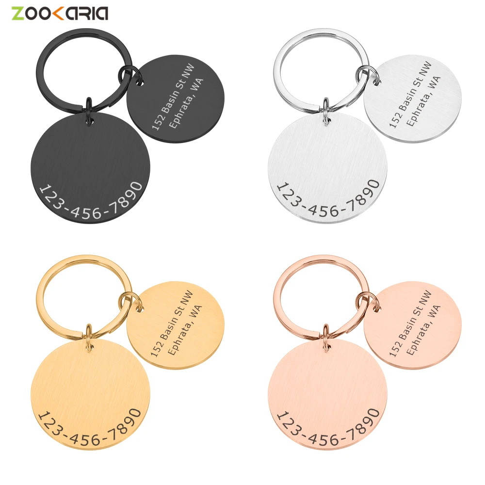 Etiquette D Identification Personnalisee Pour Animaux De Compagnie Numero D Identification Grave Au Laser Pour Chiot Chat Chien Accessoires De Collier Pour Animaux De Compagnie En Acier Inoxydable Aliexpress