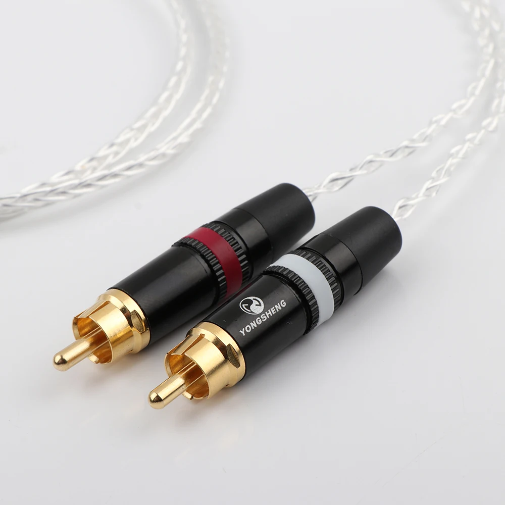 HIFI 4 4mm to 2 RCA Audio Cable WM1A 1Z PHA 1A 2A Z1R 4 4mm Upgrade Cable