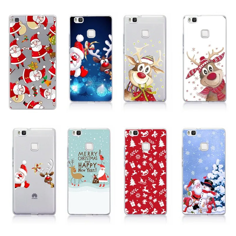 Christmas Gift TPU Coque For Huawei P30 P 30 Pro Lite Case Sant Claus Y5 Y6 Prime 2018 Smart 2019 Mate 20 |