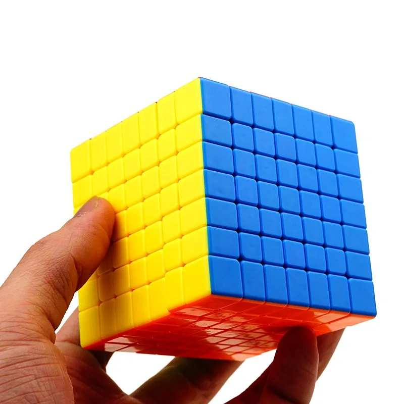 [Yongjun YULAI Fu Seven Order] YJ Seven волшебный куб цветная дыра-клейкая бумага игра семь магических кубиков