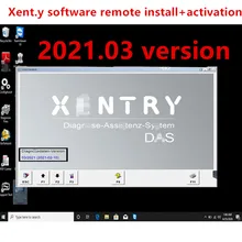 Versão mais recente 2021.03 xentry software instalar e ativação remoto win10 64bit profissão sistema mb estrela sd c4/c5/c6 software