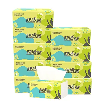 

toilette paper Family Clean Soft Paper Disposable Extraction Tissue Wood Pulp Paper 10 pack paper towel туалетная бумага#B40