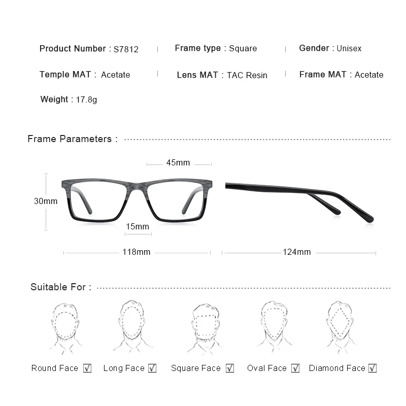 Kids Blue Ray Light Blocking Computer Glasses Boys Square Glasses Acetate Frames MERRYS DESIGN S7812FLG
