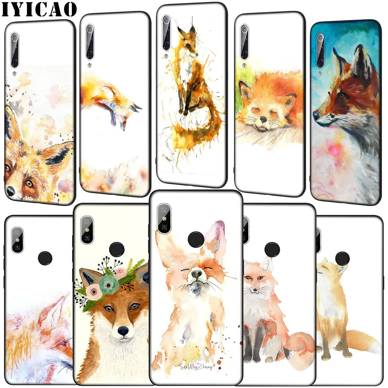 IYICAO мягкий чехол для телефона Xiaomi Mi 10 9 9T A3 Pro CC9 CC9E 8 SE A2 Lite A1 6 pocophone f1 Mi9 |