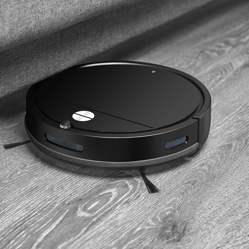 

3600Pa Robot Vacuum Cleaner Gyro Map Navigation Path Planning Wet Mop Time Scheduled Auto-Charge Wifi&Voice&APP Remote Control