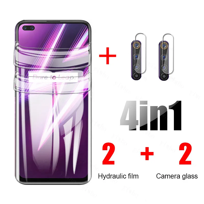 Гидрогелевая пленка Realme6Pro для Oppo Realme 7 6 Pro 5G 6i 7i защитная задней камеры | Мобильные