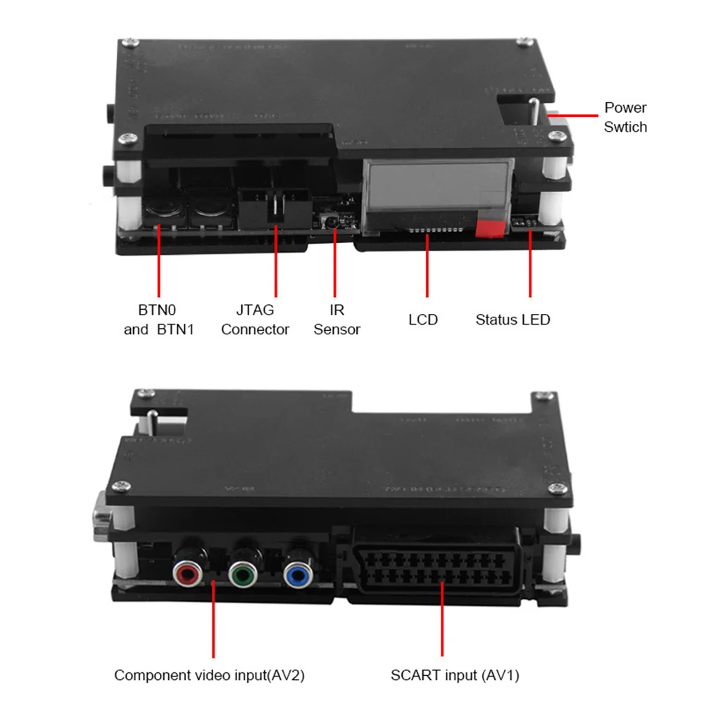 OSSC игровой адаптер для изображения HDMI конвертер Черный HD практичный телевизора и