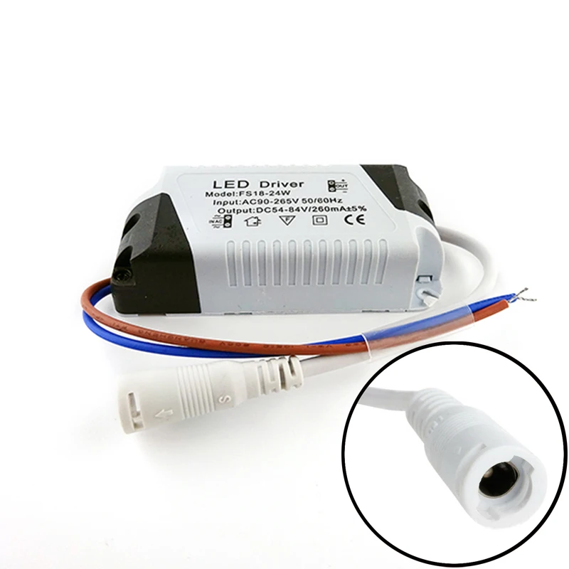 3W-24W AC90-265V LED Driver Constant Current 240-270mA Plastic Shell Lighting Transformers For Lamp | Освещение