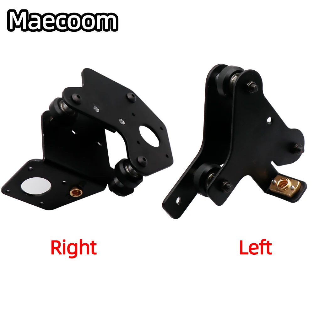 

3D printer parts CR-10 S4/S5 X axis motor mount bracket right/ left X-axis Front/Back Motor mount Plate with wheels pom nut