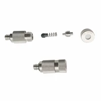 10 Pcs High Pressure 3/16" Male Thread Misting Nozzles Ceramic Head Anti Drip Fog Sprayers Mist Cooling Sprinklers Head 1