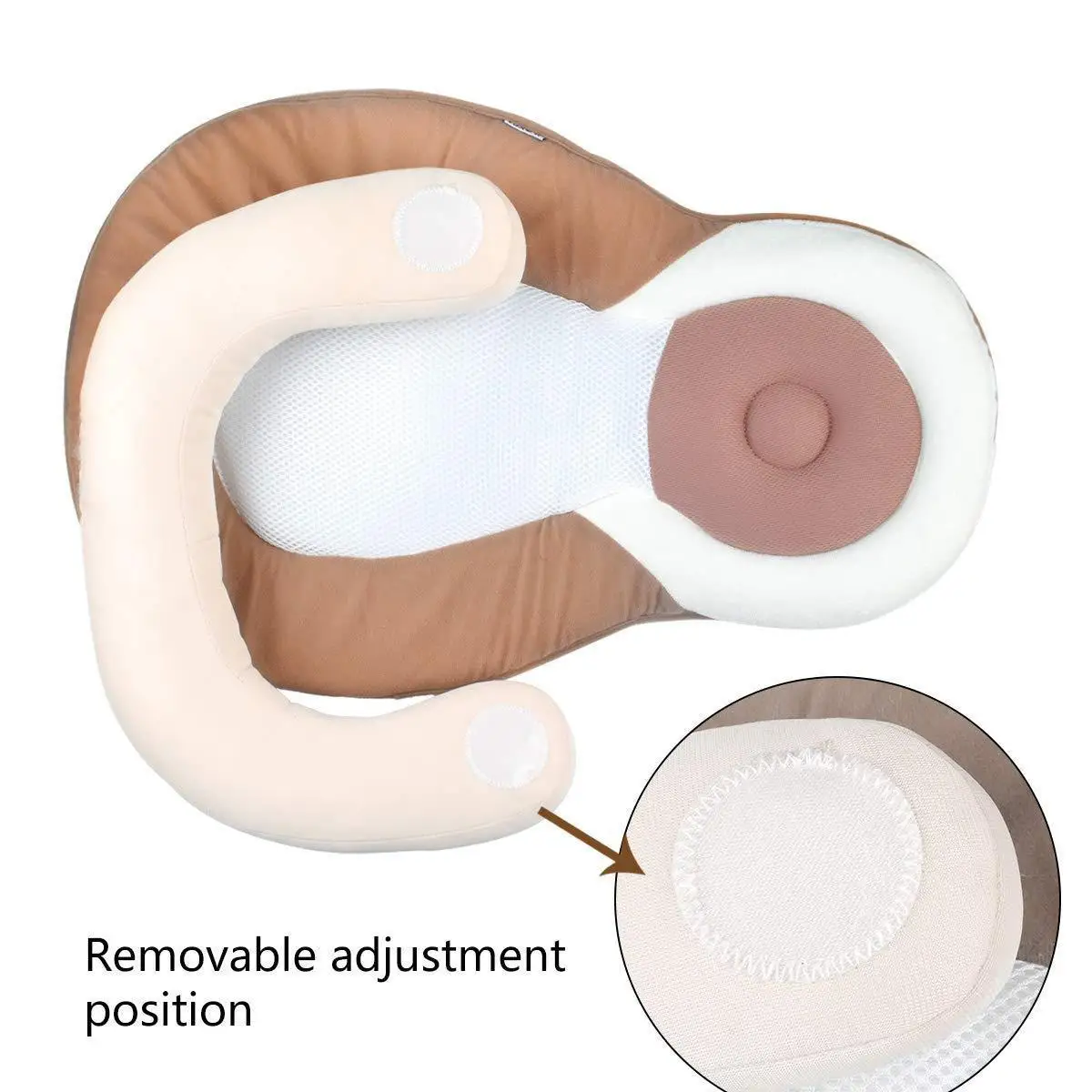 Baby Stereotypes Pillow Infant Newborn Anti-rollover Mattress Pillow For 0-5 Months Baby Sleeping Positioning Pad Cotton Pillow