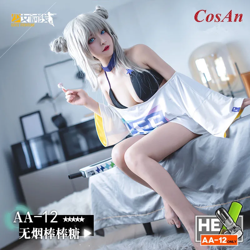 Новое поступление костюм для косплея Game Girls Frontline AA12 бездымные леденцы