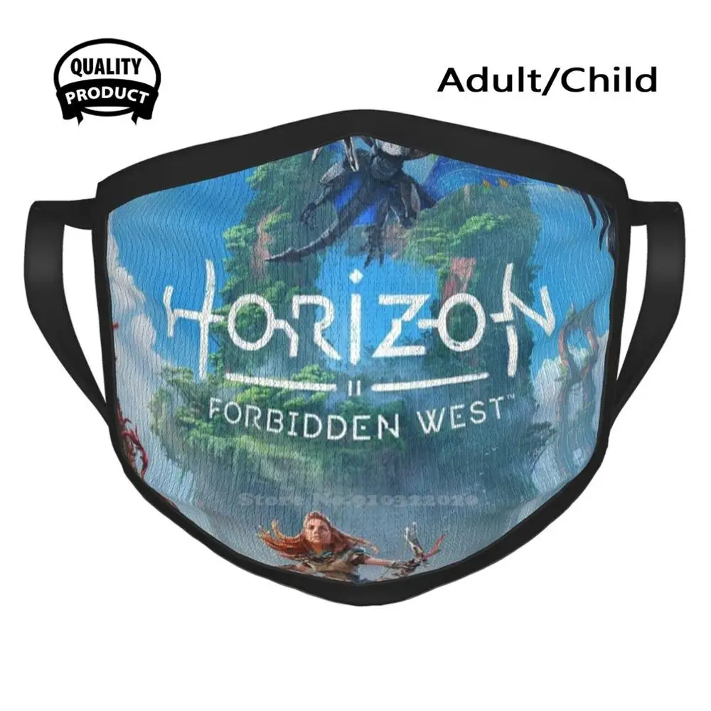 

Horizon Forbidden West Art Cotton Breathable Soft Warm Mouth Mask Horizon Forbidden West Zero Dawn Gaming Ps4 Ps5 Guerrilla