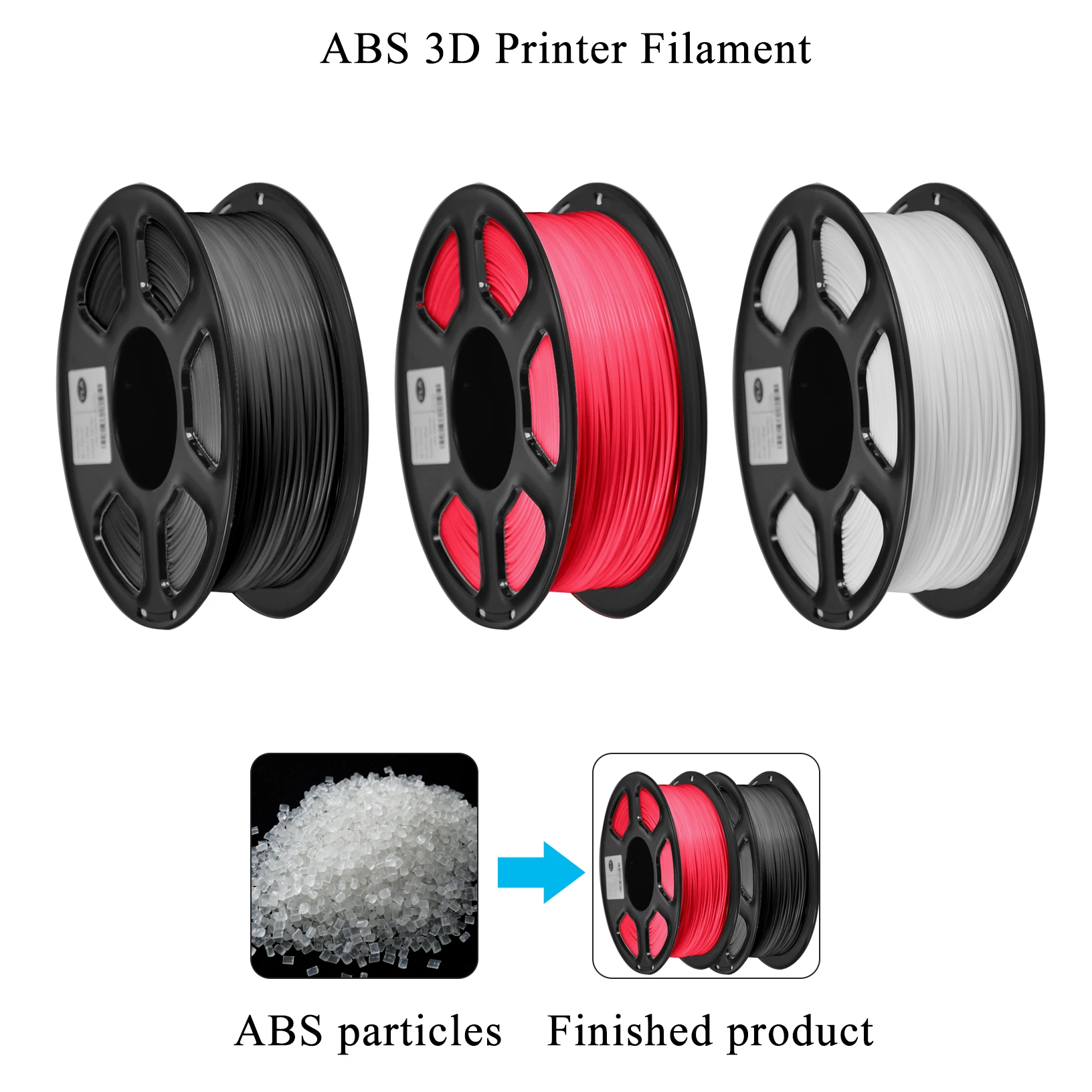 10 шт 1 кг 2.2LB 75 мм ABS 3D принтеры нити для рисунок 3d ручка MakerBot RepRap домашнего