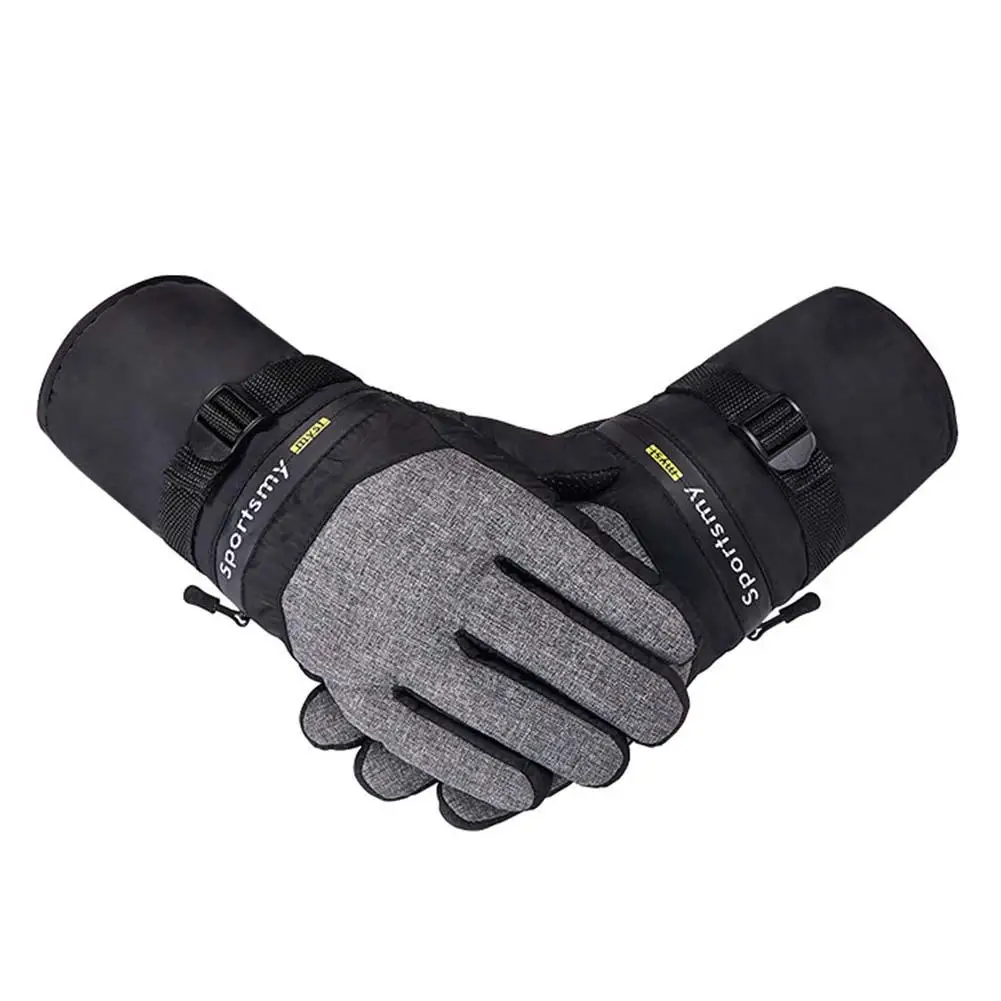 

A Pair of Driving Winter Warm Gloves Windproof Splash-proof Riding Mittens