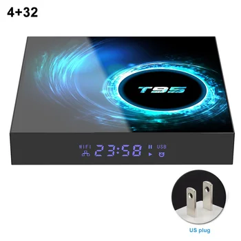 

T95 H616 Wifi 2.4G 64 Bit 4GB 32GB 64GB Video Quad Core Wireless Connection Media Player Network Ethernet TV Box Support 6K 3D