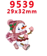 30 шт мультяшный персонаж плоское украшение из смолы PR 9441 - Цвет: 9539