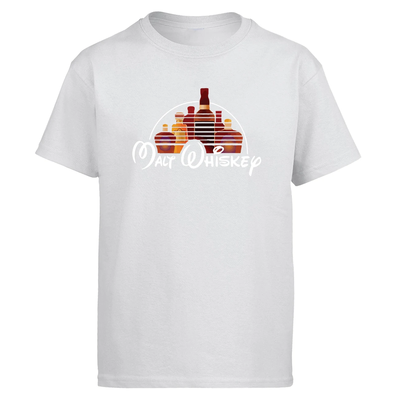 Malt Whisky Tshirt Men T Shirt Tshirts Brand Summer Cotton Short Sleeve Black White T-Shirt Tees Graphics Design Tops Mens