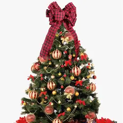 MLT Рождество Bowknots орнамент большой красный бант для рождественской елки фестивальные декорации поставки