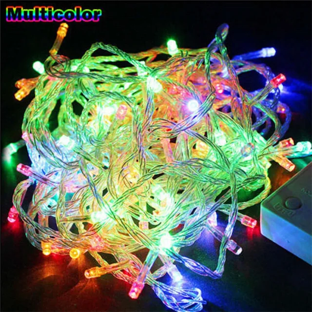 globe string lights 110V 220V 10M 100 Led String Garland Christmas Tree Chain Fairy Light  Waterproof Home Garden Party Outdoor Holiday Decoration solar fairy lights outdoor String Lights