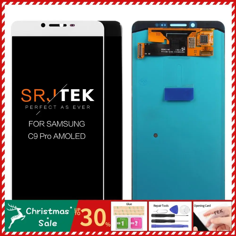" OLED/AMOLED lcd для SAMSUNG Galaxy C9 Pro дисплей Сенсорное стекло экран для SAMSUNG Galaxy C9 Pro C9000 C9 ЖК Запасные части