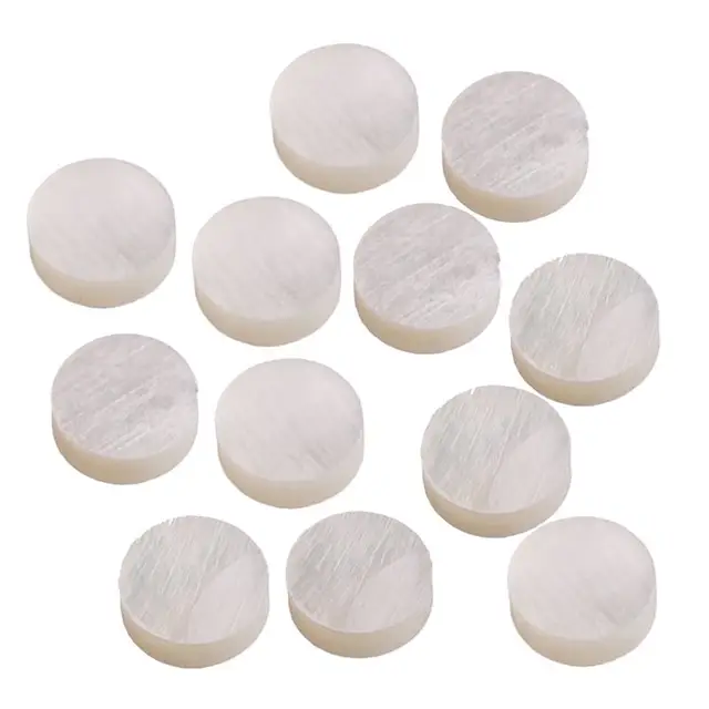12 White Mother of Pearl Luthier Dots Inlay Fret Side Marker 6mm