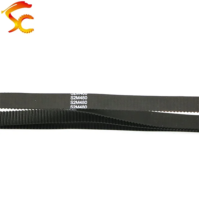 10 PCS S2M-480 band closed-loop rubber S2M-480-6/10 timing belt Teeth 240 Length 480mm width 6mm/10mm 3 d printer wheel | Обустройство