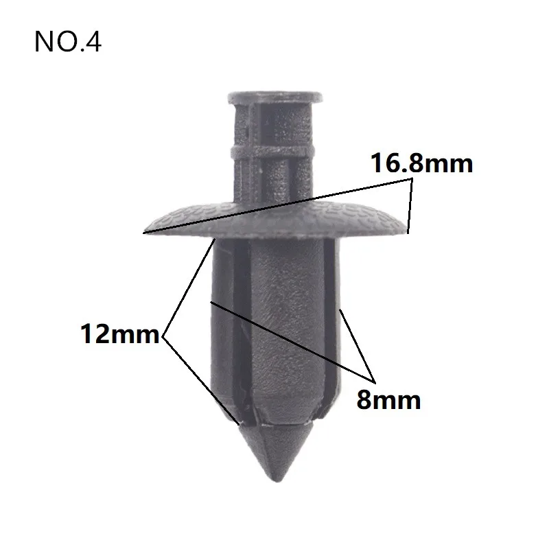 4 Kinds 40 Pcs Car Plastic Fairing Rivet Setting Panel Fastener Clips 6mm 7mm 8mm Push Pin Fastener auto fasteners auto accessories plastic rivets