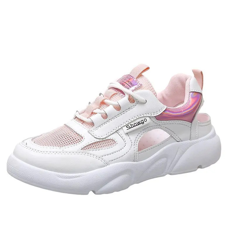 

Running shoes female 2020 summer new Korean version thick bottom wild breathable mesh casual sports shoes for women AA-02