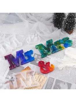 

3 Pack DIY Alphabet Letter Mr & Mrs Epoxy Resin Casting Molds Art Craft Tools
