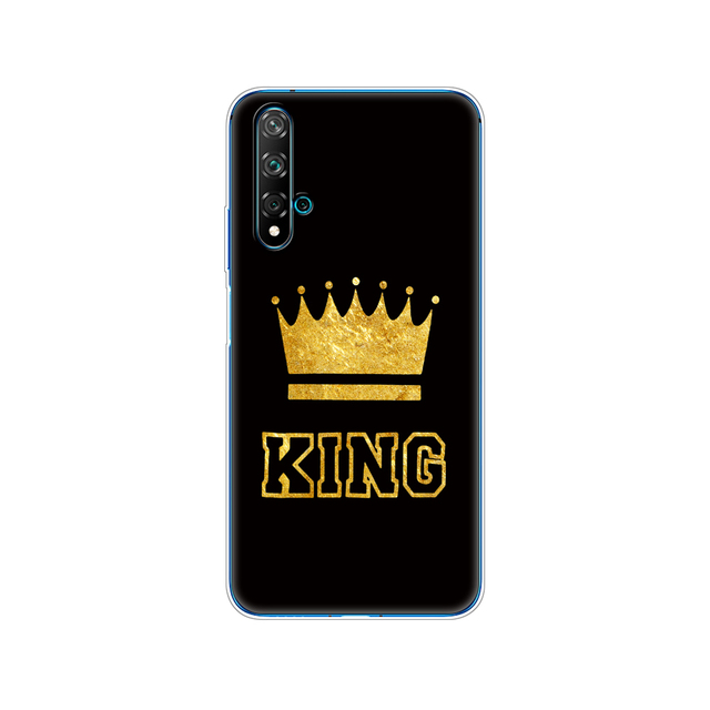 For Huawei Nova 5T Case Soft TPU Back Silicon Phone Cover For Nova5T 5 T YAL-L21 6.26'' Fundas Coque Bumper Skin shockproof